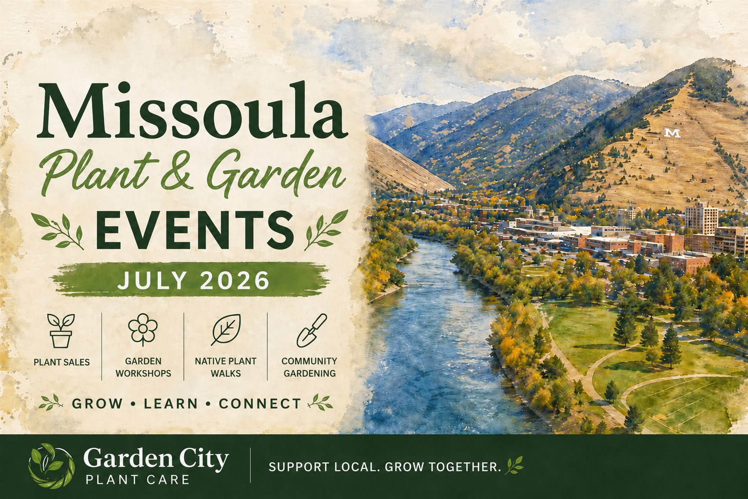 Missoula plant and garden events July 2026