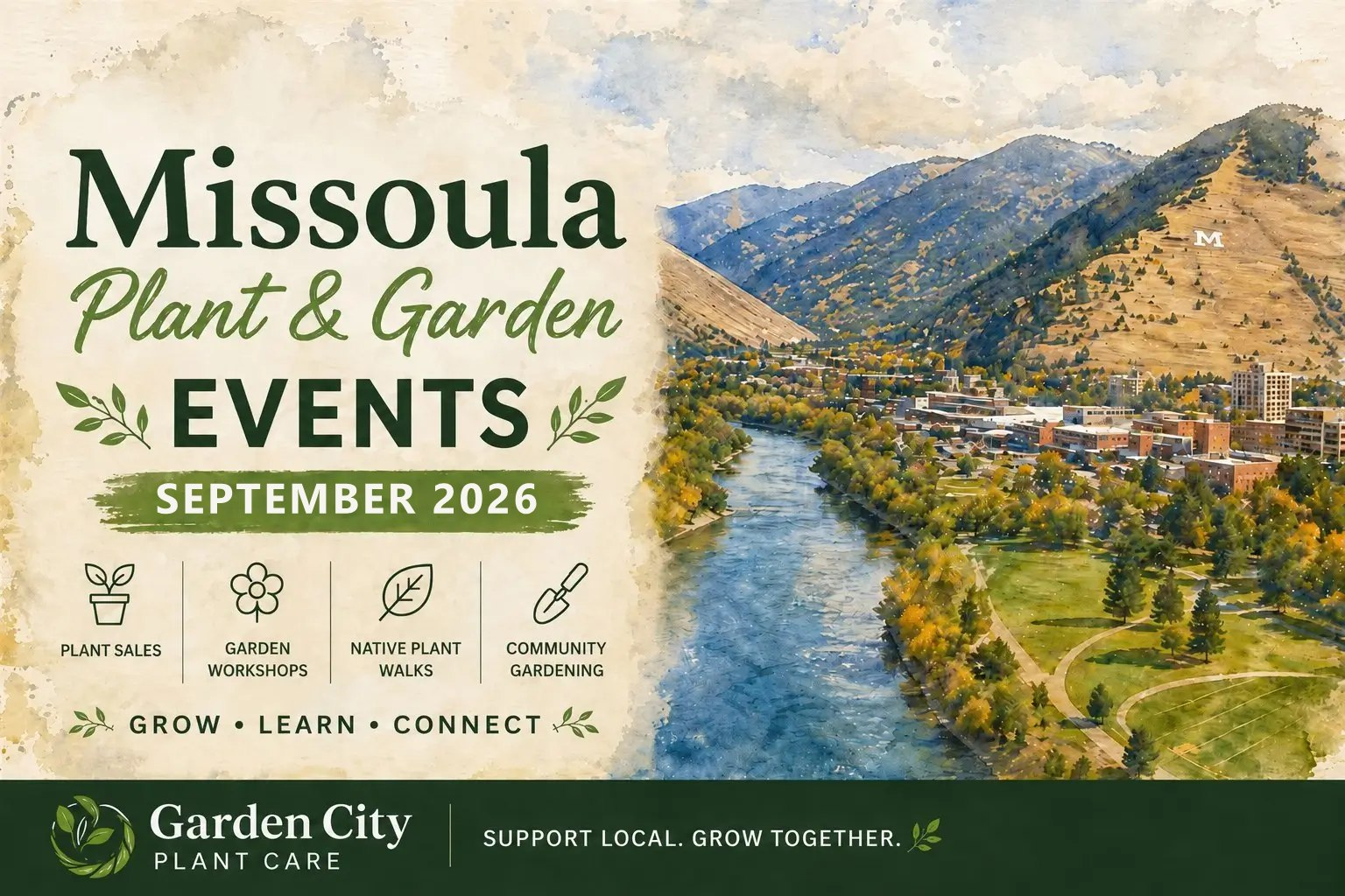 Missoula plant and garden events September 2026